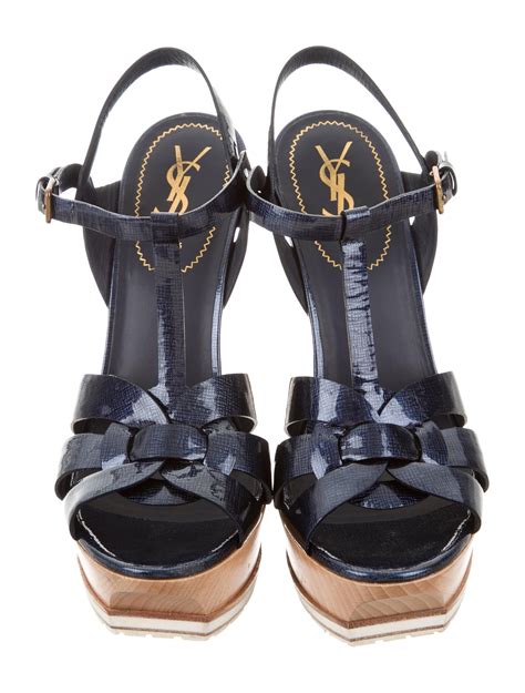 ysl tribute replica shoes|yves saint laurent platform shoes.